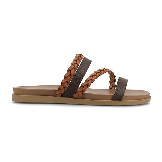 Journee Collection Womens Colette Flat Sandals