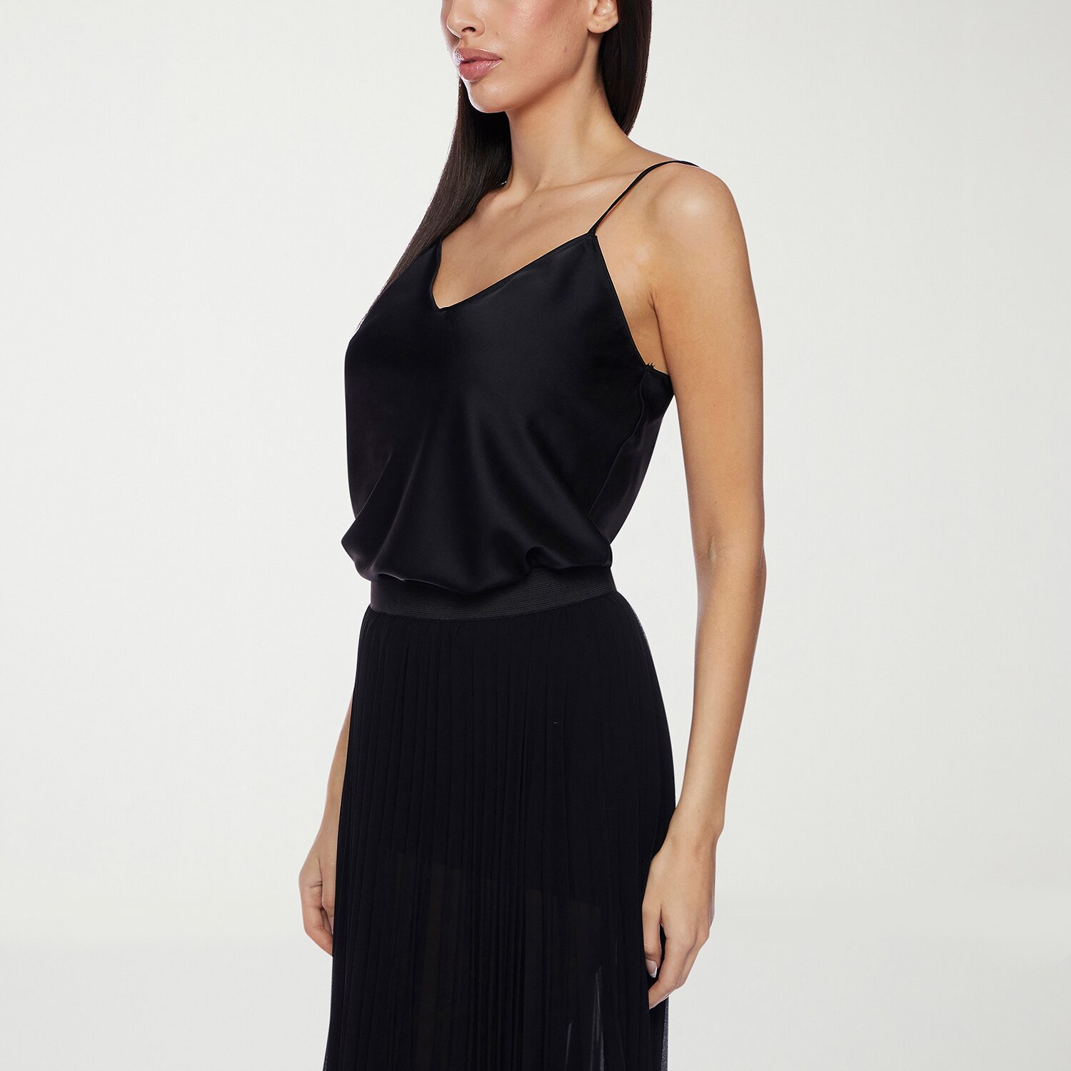 Premier Amour Womens V Neck Sleeveless Camisole