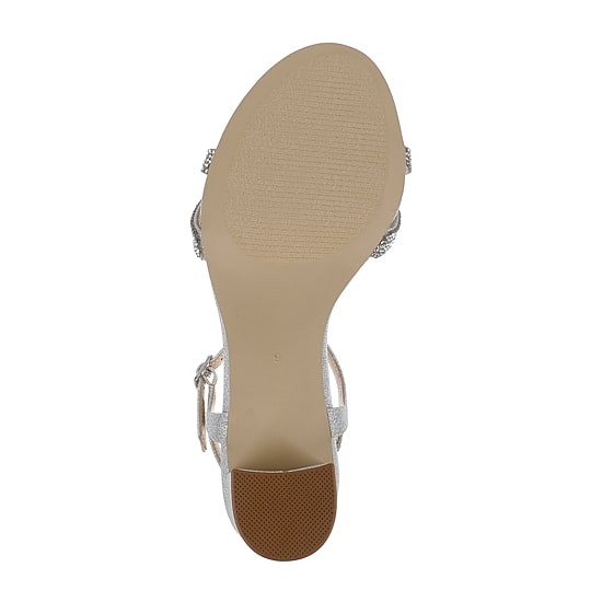 American Glamour Badgley Mischka Womens Karli Heeled Sandals