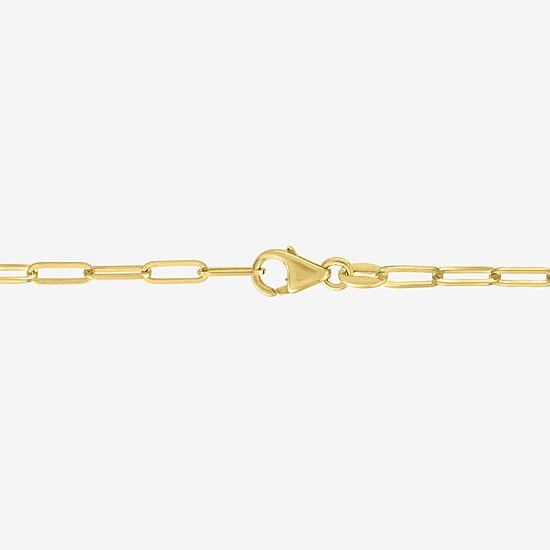 Diamond Addiction (G-H / I1-I2) Womens 1/3 CT. T.W. Lab Grown White Diamond 10K Gold Paperclip 18 Inch Pendant Necklace