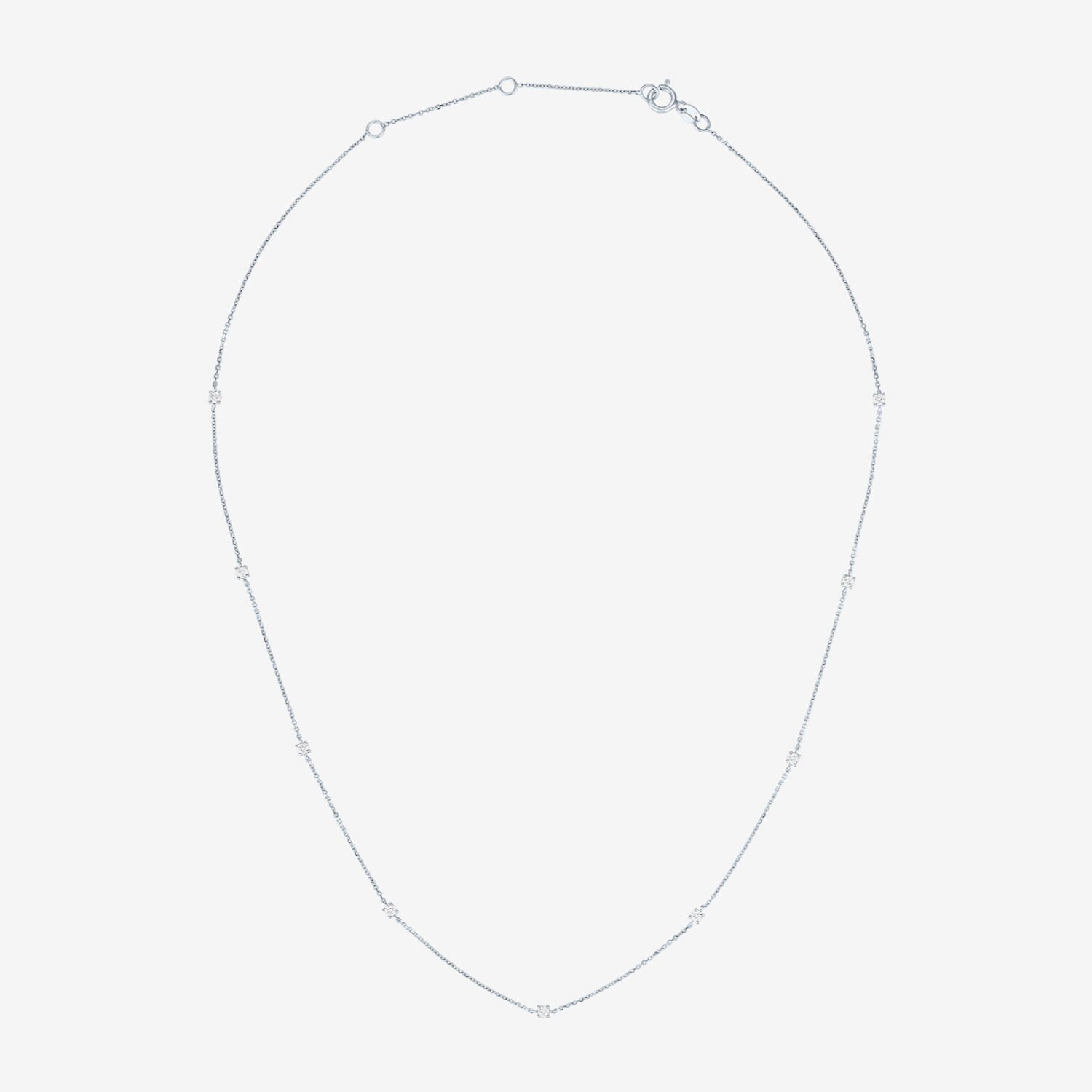 Diamond Addiction (G-H / I1-I2) Womens 1/3 CT. T.W. Lab Grown White Diamond 10K Gold Round 18 Inch Pendant Necklace