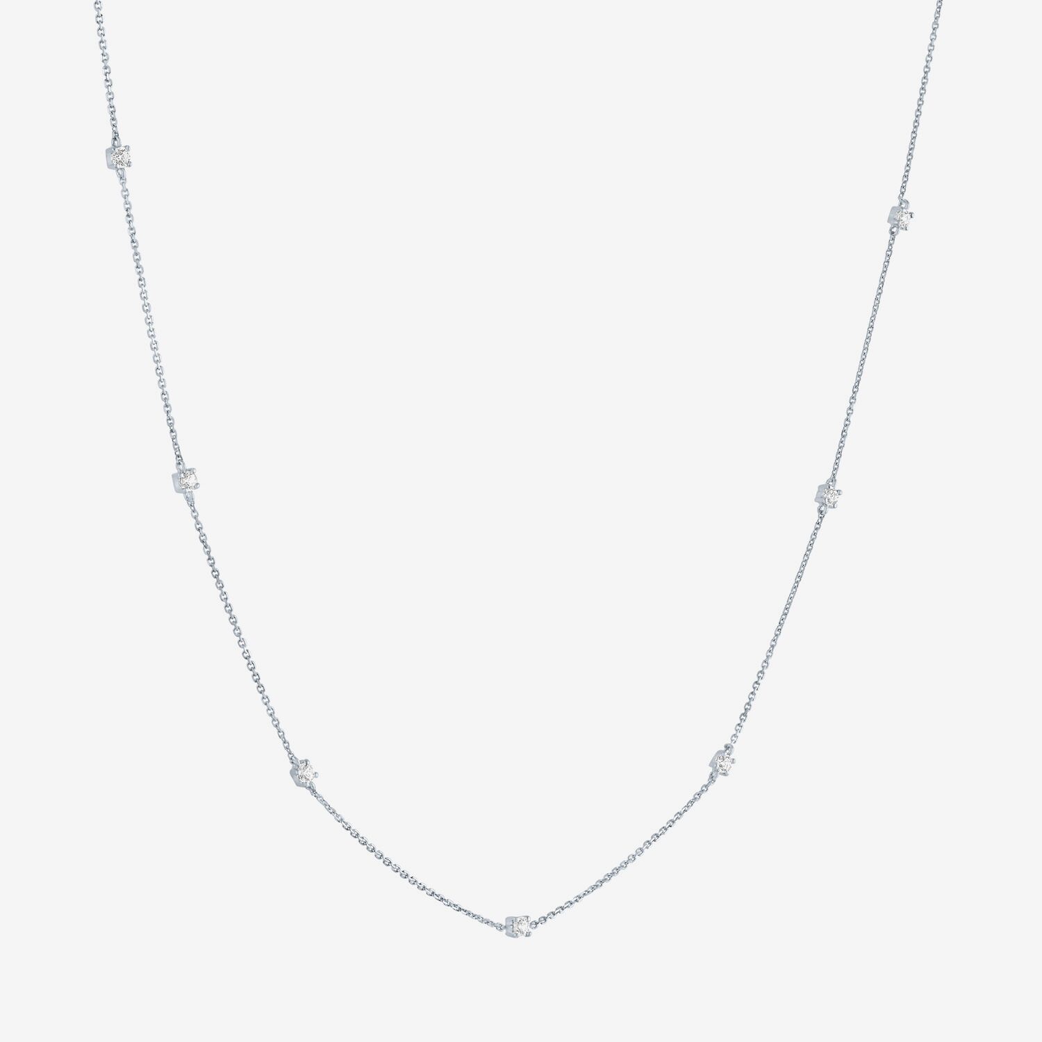 Diamond Addiction (G-H / I1-I2) Womens 1/3 CT. T.W. Lab Grown White Diamond 10K Gold Round 18 Inch Pendant Necklace
