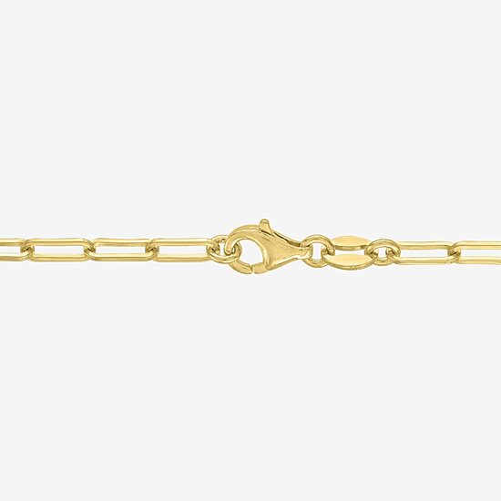 Diamond Addiction (G-H / I1-I2) Womens 1/5 CT. Lab Grown White Diamond 14K Gold Over Silver Sterling Silver Paperclip 18 Inch Pendant Necklace