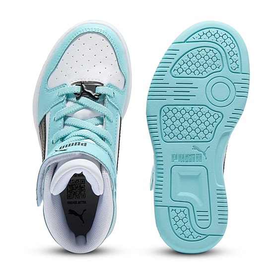 PUMA Rebound Layup Little Kid Girls Basketball Shoes