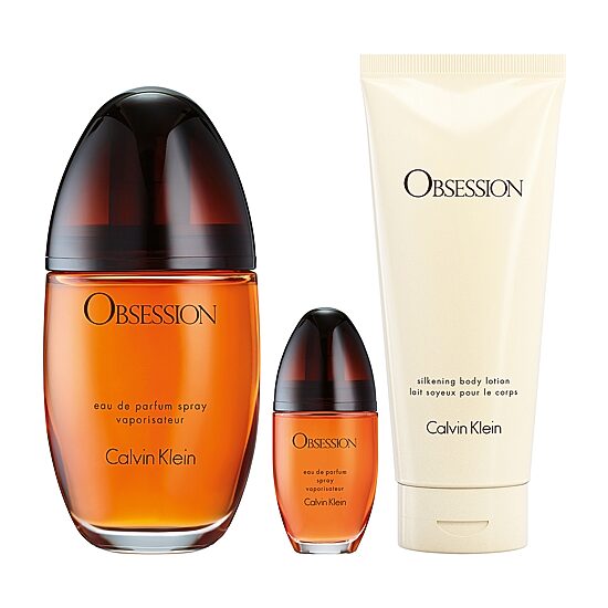 Calvin Klein Obsession For Women Eau De Parfum 3-Pc Gift Set ($151 Value) Perfume Set