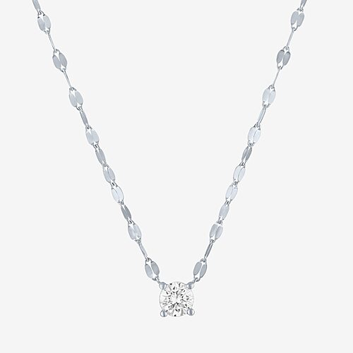 Diamond Addiction (G-H / Si2-I1) Womens 1/3 CT. T.W. Lab Grown White Diamond 10K Gold Round 18 Inch Pendant Necklace, One Size, White