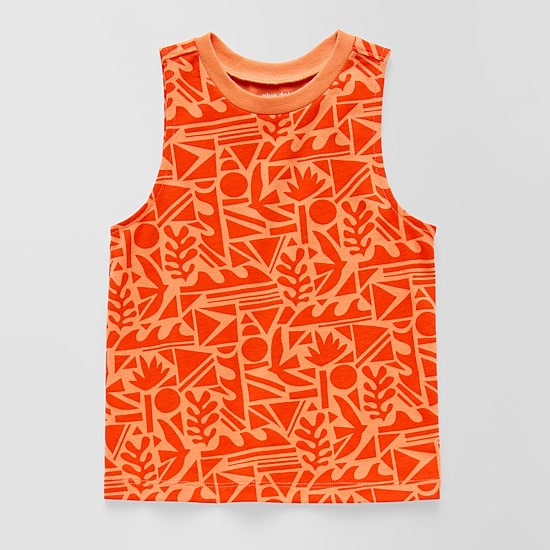 Okie Dokie Toddler & Little Boys Crew Neck Sleeveless Tank Top