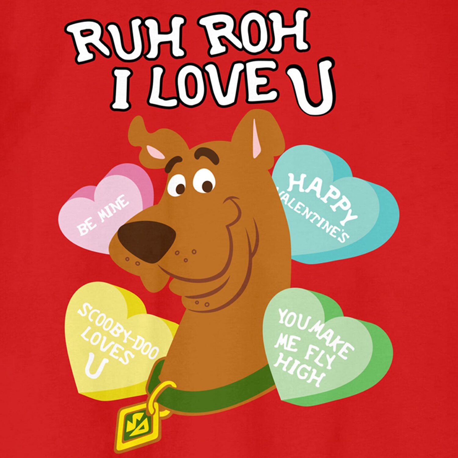 Womens Juniors Crew Neck Short Sleeve Scooby Doo T-Shirt