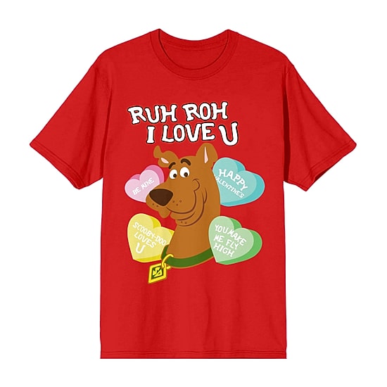 Womens Juniors Crew Neck Short Sleeve Scooby Doo T-Shirt
