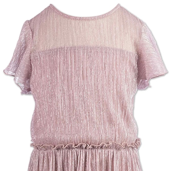 Speechless Big Kid Girls Embellished Flutter Short Sleeve Party Dress