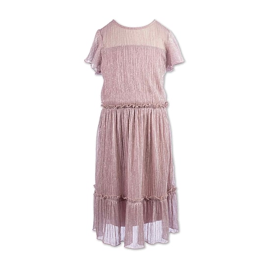 Speechless Big Kid Girls Embellished Flutter Short Sleeve Party Dress