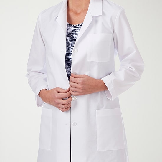 Meta Labwear 15000 33" Womens Plus Long Sleeve Lab Coat