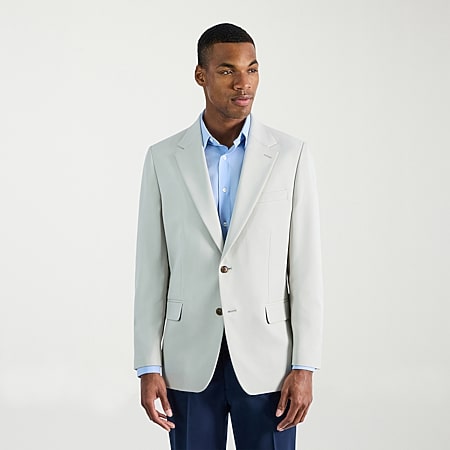 J. Ferrar Corded Mens Big and Tall Regular Fit Velvet Sport Coat