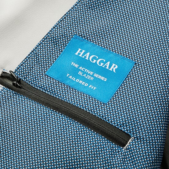 Haggar The Active Series Tailored Mens STRETCH FABRIC Modern Fit Sport Coat