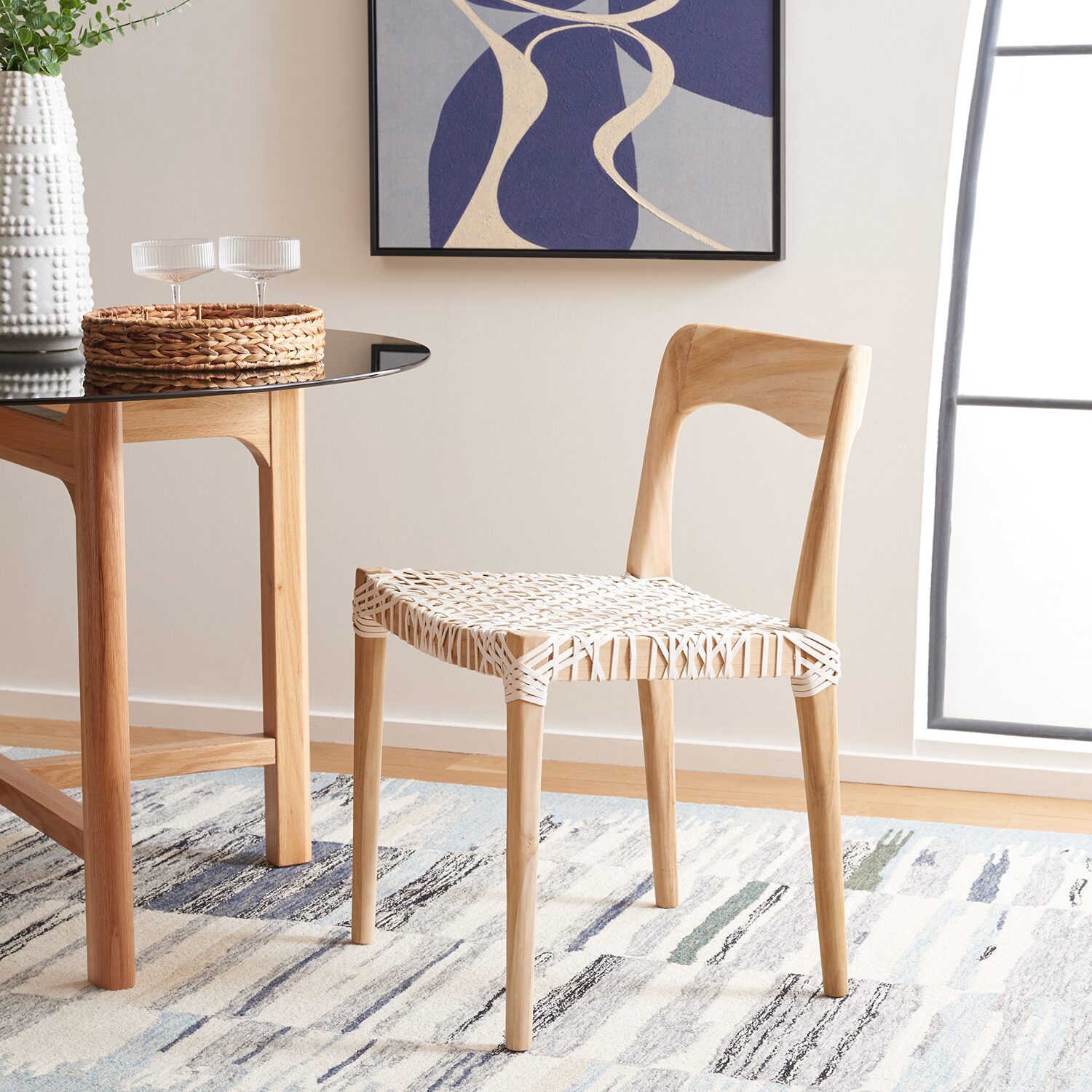 Sezia Leather Dining Chair