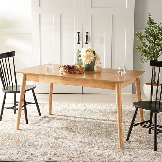 Safavieh Kay Rectangular Wood-Top Dining Table
