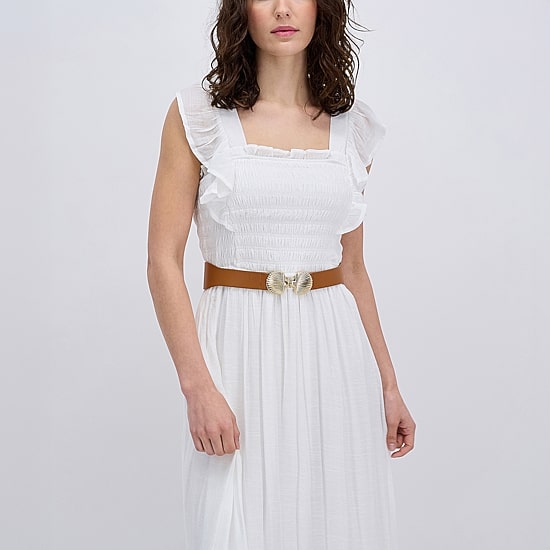 JS Jessica Simpson Skinny Elastic Stretch Waist Womens Belt
