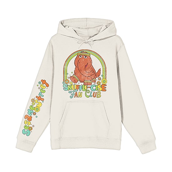 Womens Long Sleeve Sesame Street Fleece Hoodie