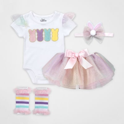 Baby Essentials Easter Baby Girls 4-pc. Skirt Set