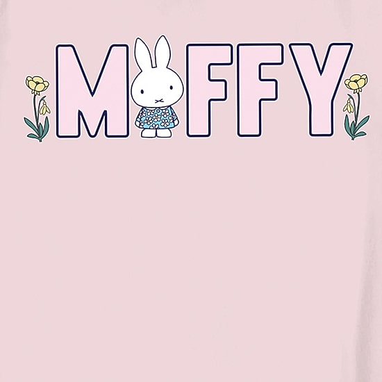 Miffy Little & Big Kid Girls Crew Neck Short Sleeve Regular Fit Graphic T-Shirt