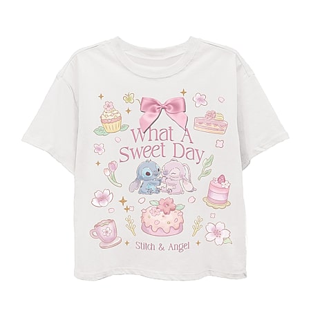 Little & Big Kid Girls V Neck Hello Kitty Powerpuff Girls Short