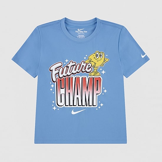Nike Little Boys Crew Neck Short Sleeve Regular Fit Graphic T-Shirt