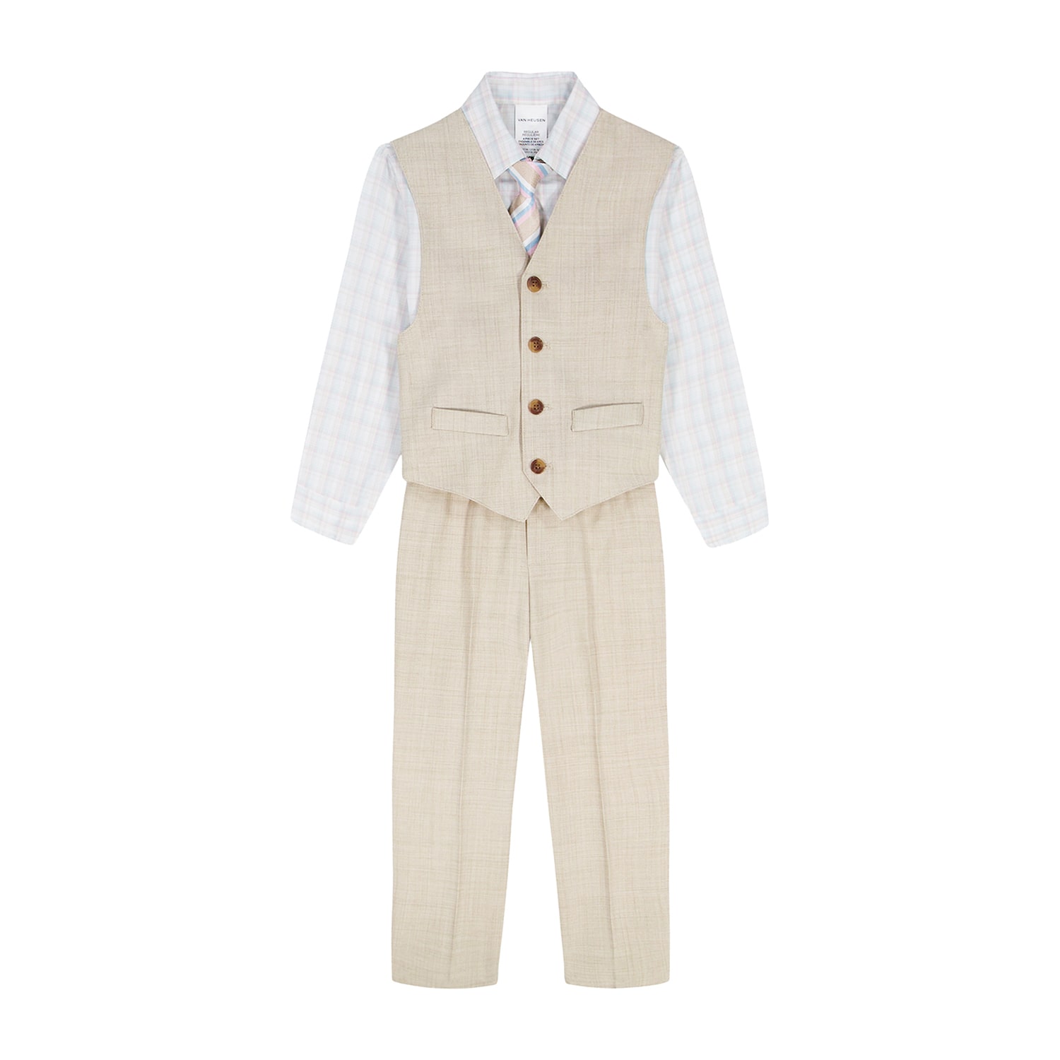 Van Heusen Little & Big Kid Boys 4-pc. Suit Set