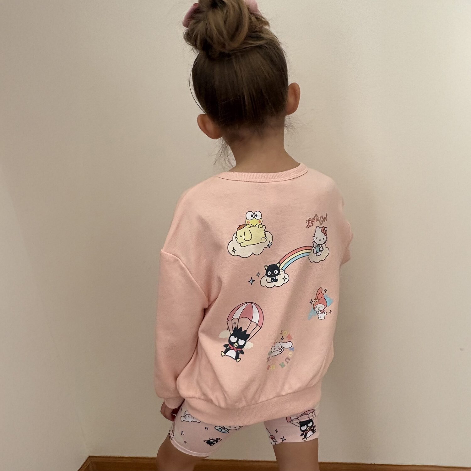 Grayson Little Toddler Girls Hello Kitty 2-pc. Short Set