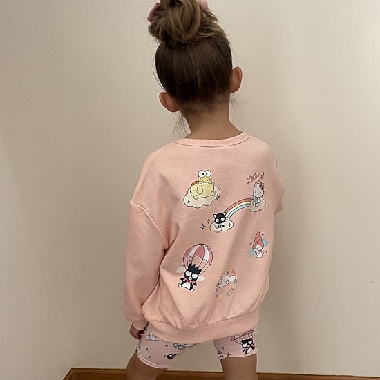 Grayson Little Toddler Girls Hello Kitty 2-pc. Short Set