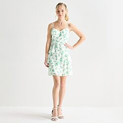 jcpenney mint green dress Brianna Milay Womens Keyhole Neck Sleeveless Floral Sheath Dress, Color:  Sage