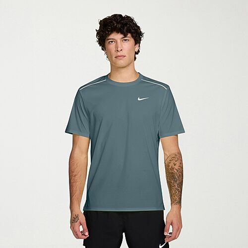 Nike Miler Men's Dri-fit Short-Sleeve Running Top - Mineral Slate/Reflective Silver
