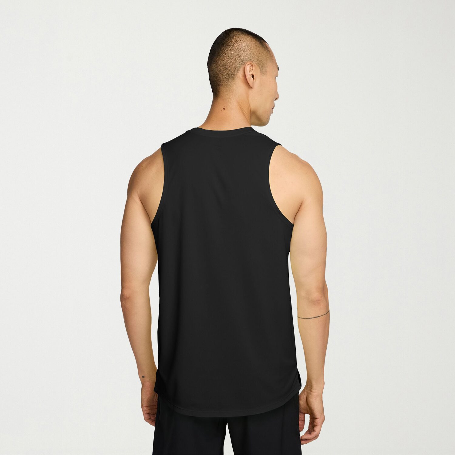 Nike Miler Uv Dri Fit Mens Crew Neck Sleeveless Active Tank Top
