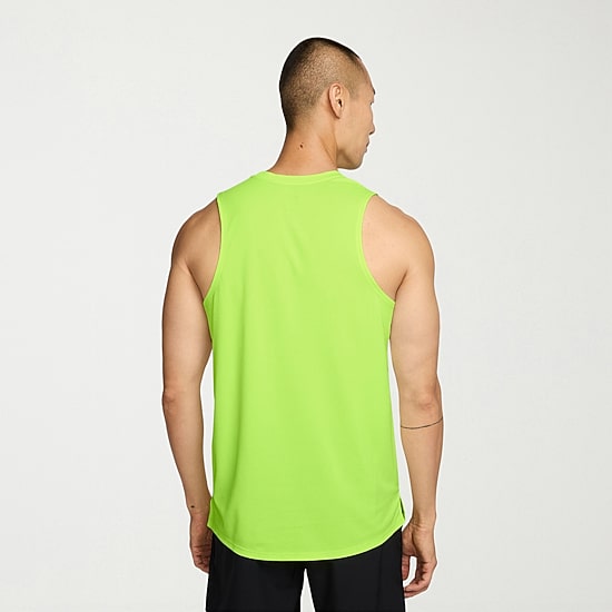 Nike Miler Uv Dri Fit Mens Crew Neck Sleeveless Active Tank Top