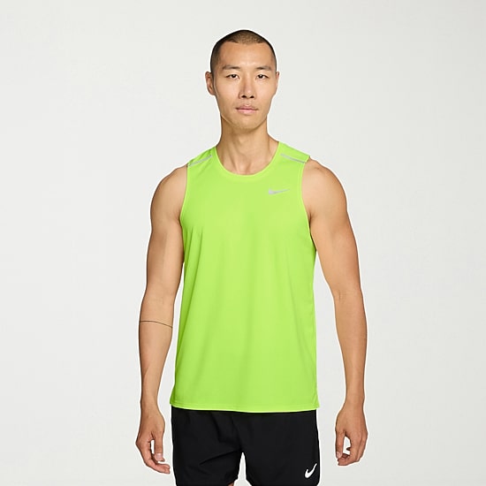 Nike Miler Uv Dri Fit Mens Crew Neck Sleeveless Active Tank Top