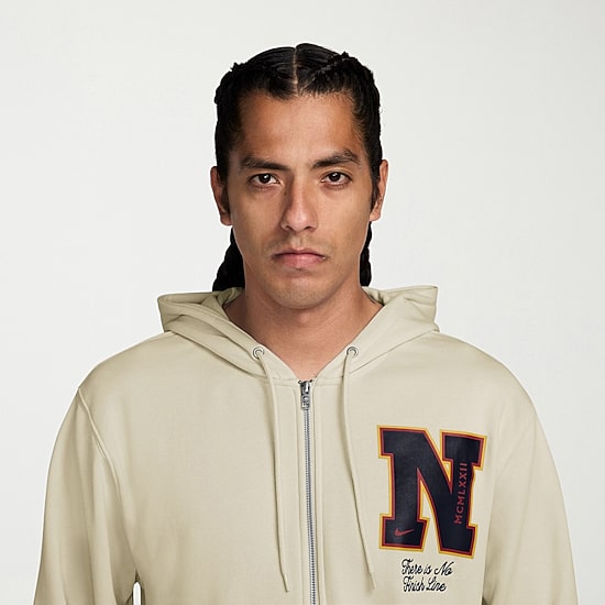 Nike Club Mens Long Sleeve Zipper Active Hoodie