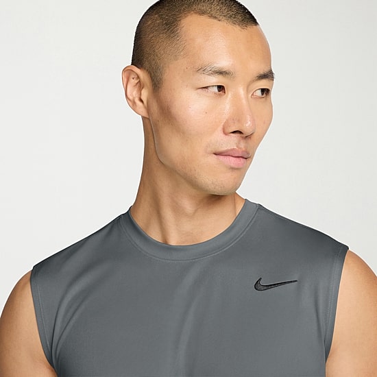 Nike Dri Fit Mens Crew Neck Sleeveless Muscle T-Shirt