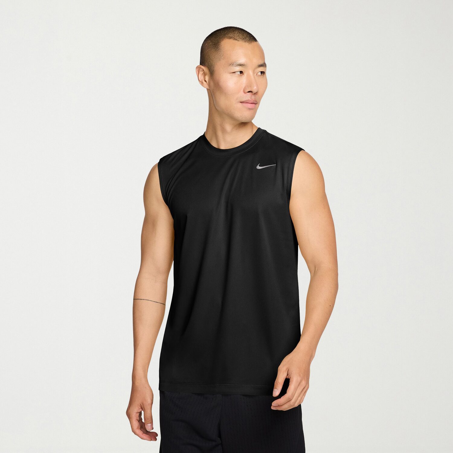 Nike Dri Fit Mens Crew Neck Sleeveless Muscle T-Shirt