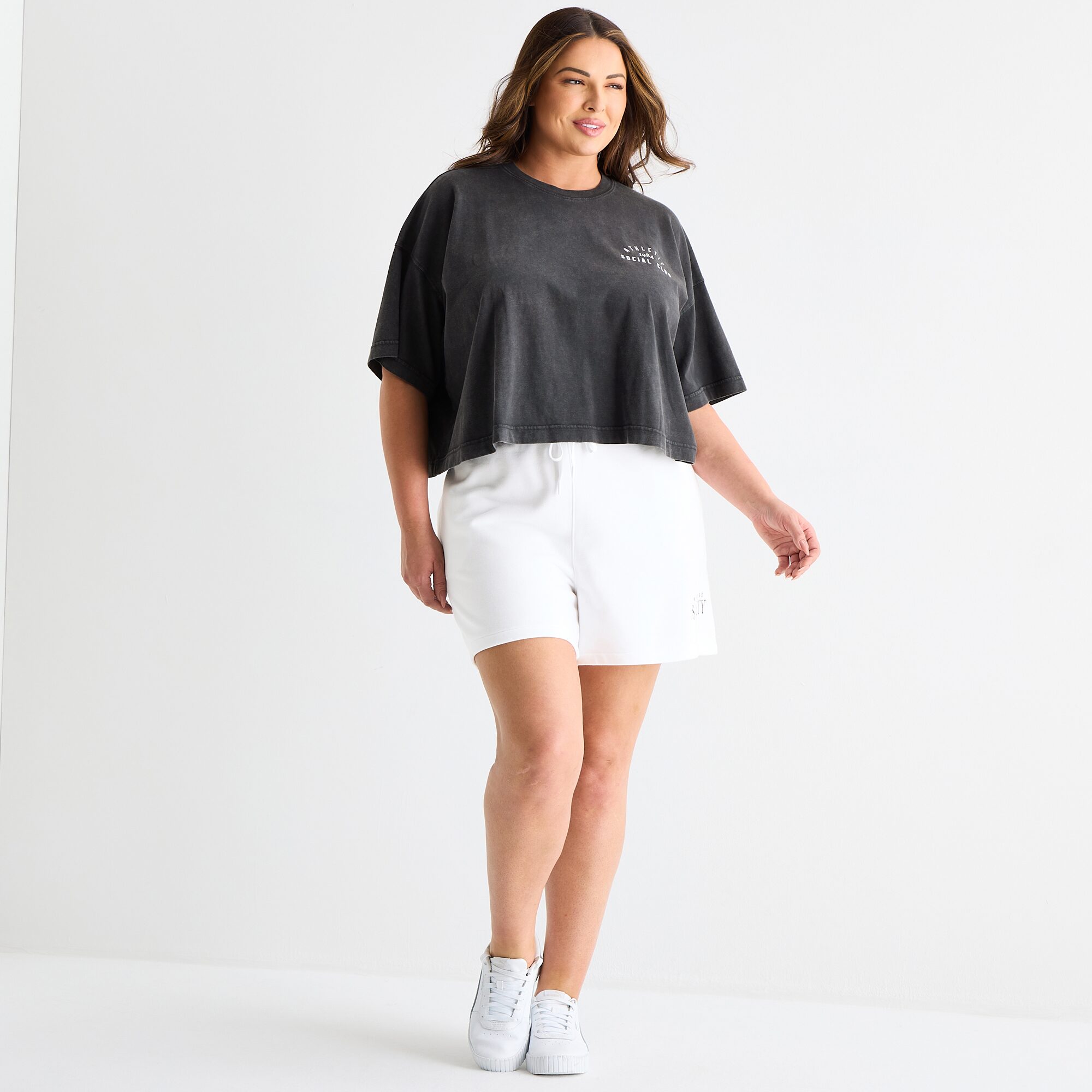Xersion Womens Crew Neck Short Sleeve Active Plus T-Shirt