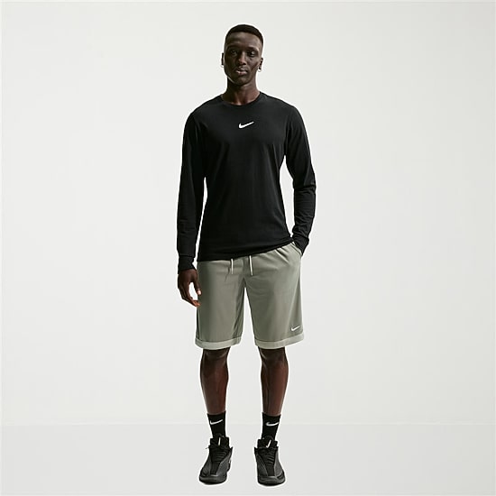 Nike Mens Mid Rise 11" Basketball Short