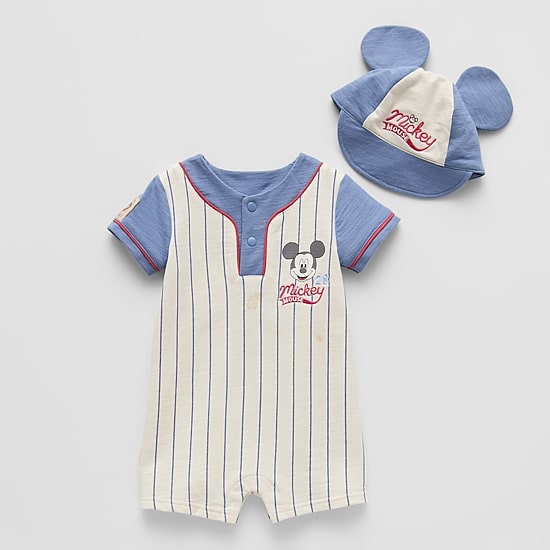 Baby Boys Mickey Mouse Short Sleeve 2-pc. Romper