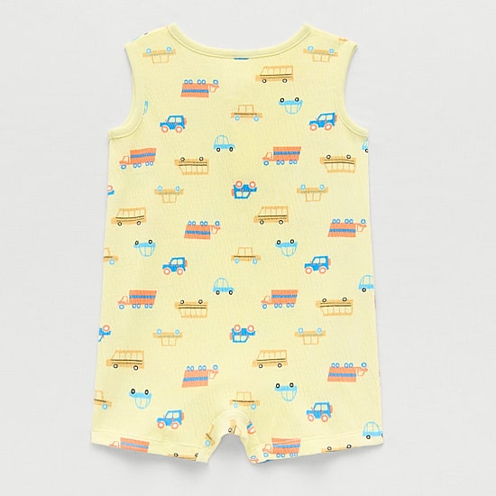Okie Dokie Baby Boys Sleeveless Romper