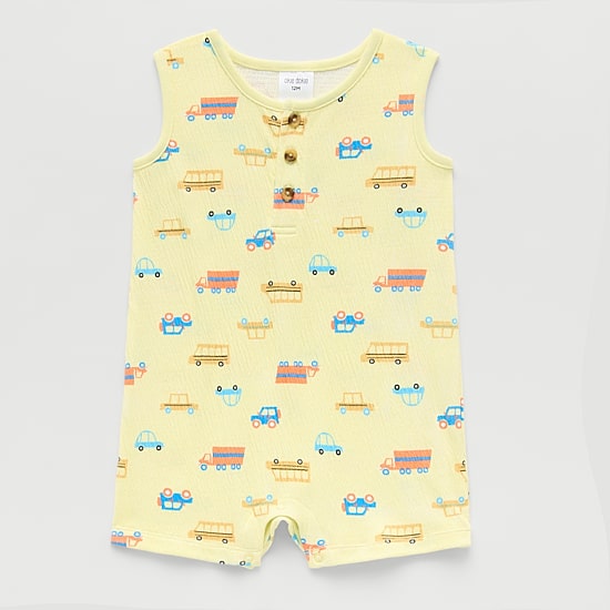 Okie Dokie Baby Boys Sleeveless Romper