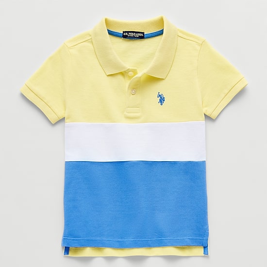 U.S. Polo Assn. Toddler Boys Short Sleeve Regular Fit Polo Shirt