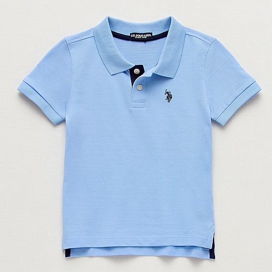 U.S. Polo Assn. Toddler Boys Short Sleeve Regular Fit Polo Shirt