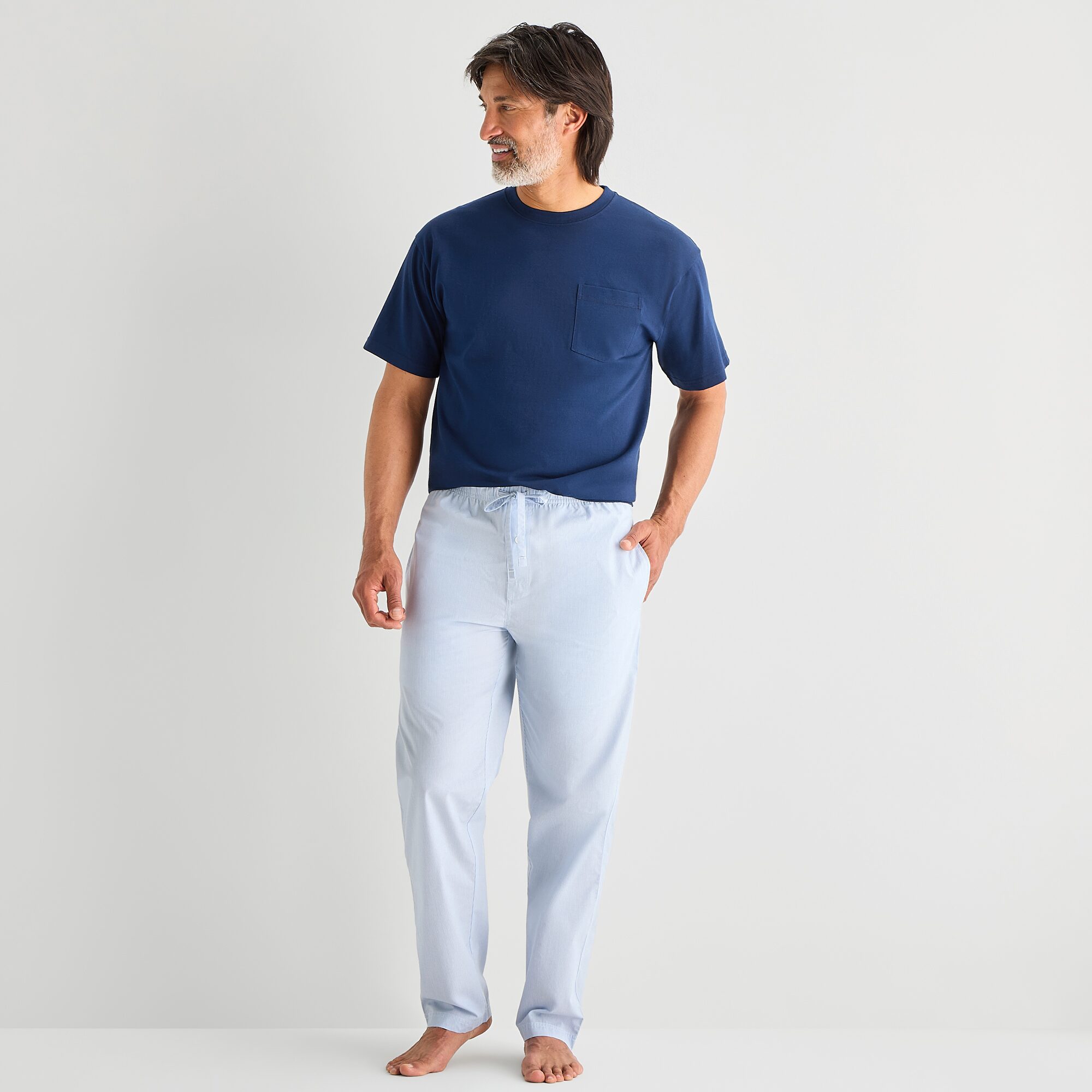 St. John's Bay Mens Poplin Pajama Pants