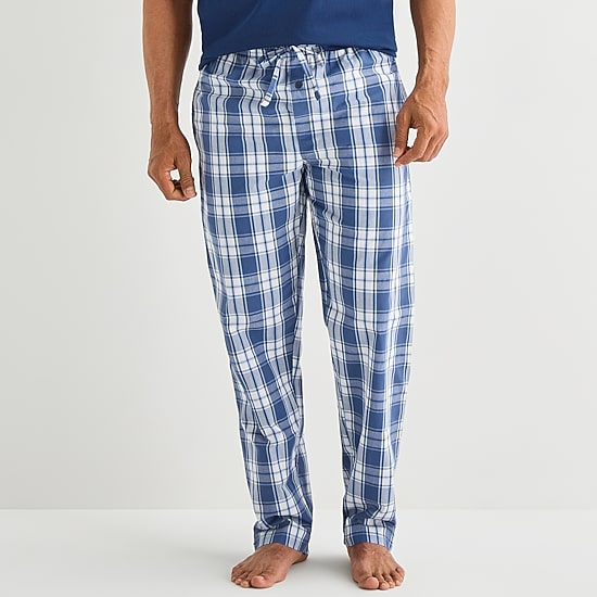 St. John's Bay Mens Poplin Pajama Pants
