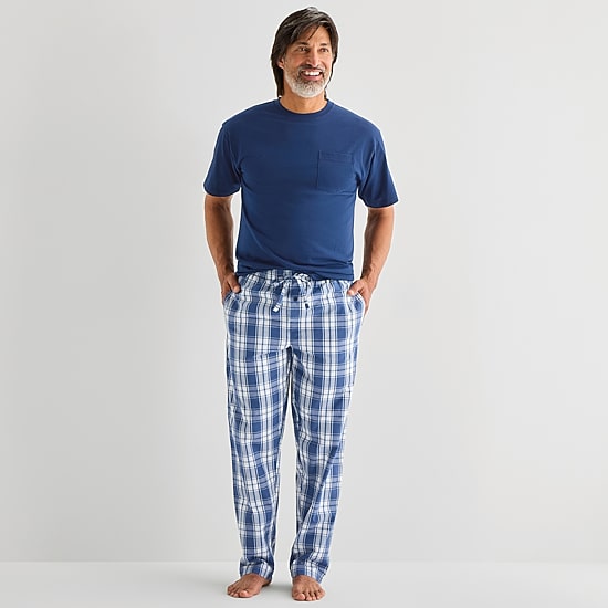 St. John's Bay Mens Poplin Pajama Pants