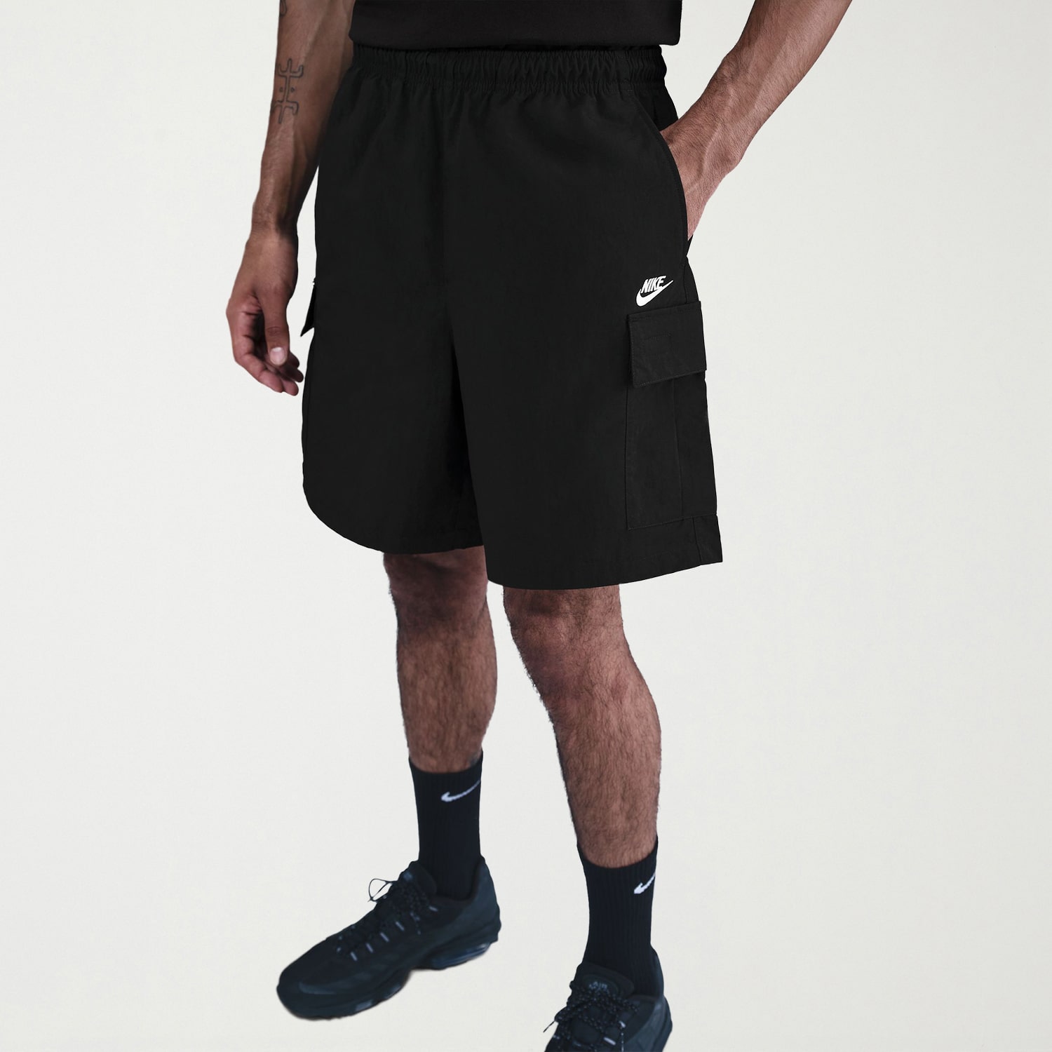 Nike Mens 9" Mid Rise Workout Shorts