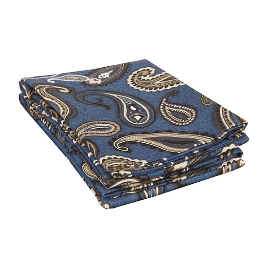 SUPERIOR® Paisley Cotton Flannel Warm Winter Pillowcase
