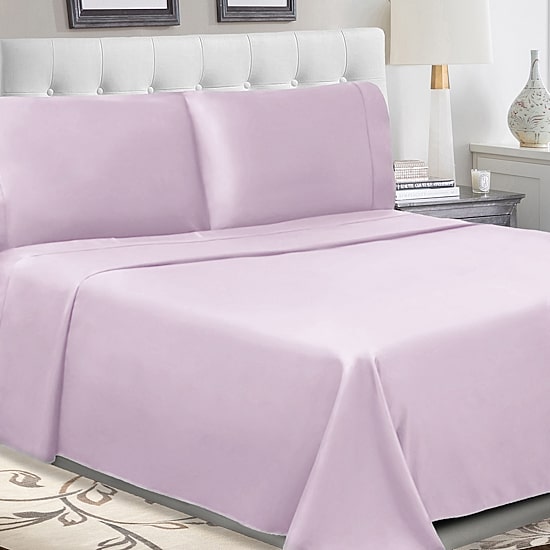 SUPERIOR® Percale Cotton Crisp Cool Breathable 300tc Deep Pocket Sheet Set